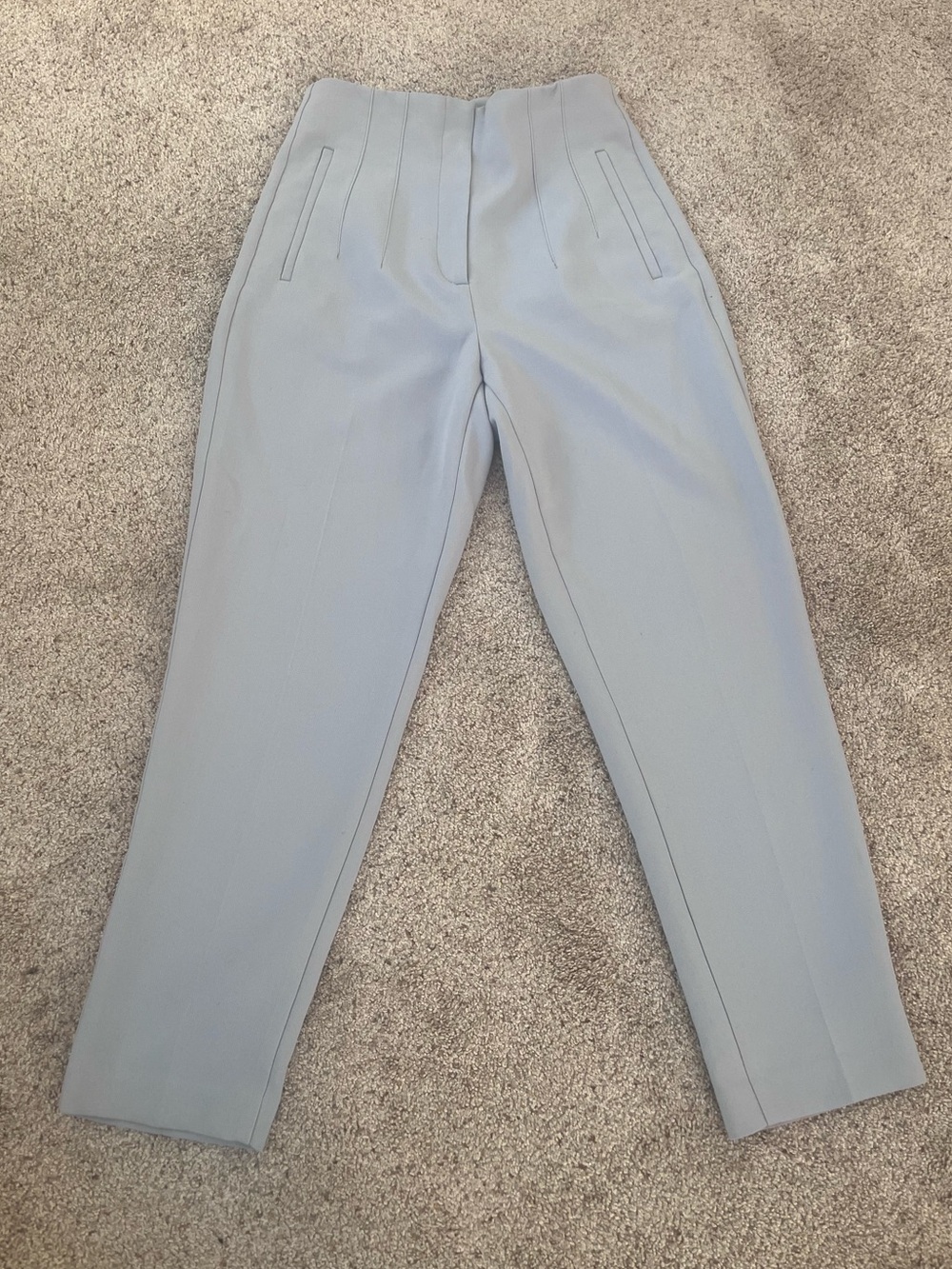 High-waisted Ankle-Length Pants